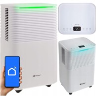 RUHHY Kondenzacijski odvlaživač zraka DRYZIX 500, snaga 200 W, spremnik 2 L, Wi-Fi aplikacija, LCD zaslon, kotači