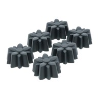 BLOMSTERBERGS Silikonski kalupi za pečenje Flower za muffine, set 6 kom, ø 7 cm