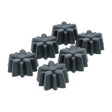BLOMSTERBERGS Silikonski kalupi za pečenje Flower za muffine, set 6 kom, ø 7 cm
