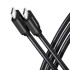AXAGON Kabel za punjenje BUCM2-CM10AB, USB-C na USB-C 2.0, 1 m, PD 240 W, crni