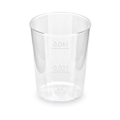 Čaše za aperitiv 0,04 l 50 kom, prozirne