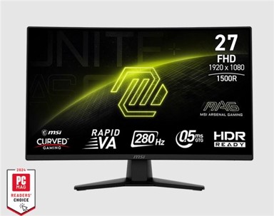 MSI Gaming monitor MAG 274CXF, crna