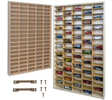 KRUZZEL Drvena polica za automobile, 78,5 x 40cm