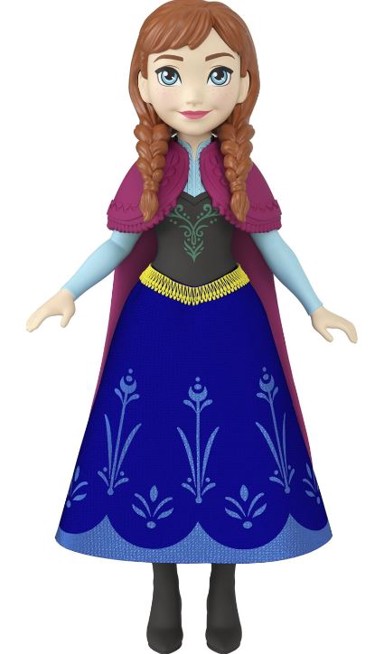 MATTEL Lutka Disney Anna, HPD46, 9 cm