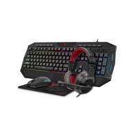 HAVIT Gaming set Gameone combo KB501CM, tipkovnica, slušalice, miš, podloga
