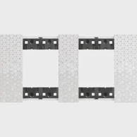 BTICINO Ukrasni okvir Living Now KA4802M2MW, 2M+2M, 71 mm, pixel