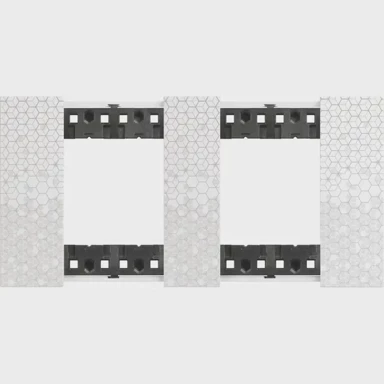 BTICINO Ukrasni okvir Living Now KA4802M2MW, 2M+2M, 71 mm, pixel