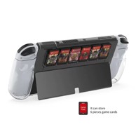 Prozirna zaštitna maska s pohranom za igre, kompatibilna s Nintendo Switch OLED