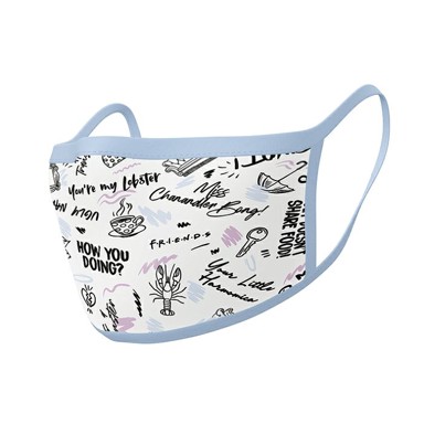 PYRAMID Friends Phrases maske za lice, 2 kom