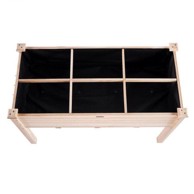 VEVOR Povišeni vrtni krevet 120x58x76 cm, smeđa