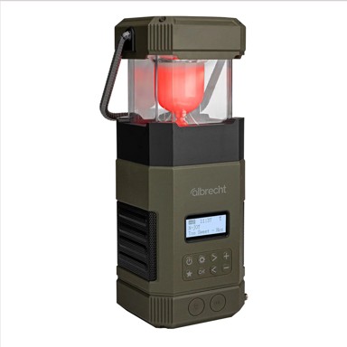 ALBRECHT Radio DR 114, DAB+, vanjska uporaba, kamperska lampa