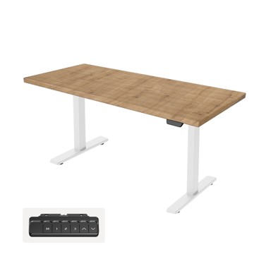 UVI Električni stol LITE V2 2603, Chalet Oak, bijeli okvir