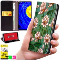 BLUEMOON Futrola tipa novčanik za Motorola Moto E15 / Moto G05 - maska s otiskom + staklo 9H