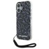 KARL LAGERFELD Zebra with Cord maskica za Apple iPhone 16 Plus, ljubičasta