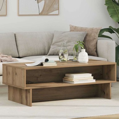 Stolić za kavu od konstruiranog drva 100 x 46 x 35 cm, umjetnički hrast