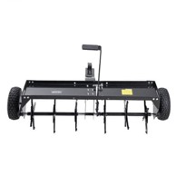 VEVOR Aerator za travnjak, vučeni čepni tip, 1275 x 980 x 885 mm, crna