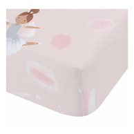 CATHERINE LANSFIELD Dječja plahta s gumom za dječji krevetić 70x140 cm Dancing Fairies ružičasta