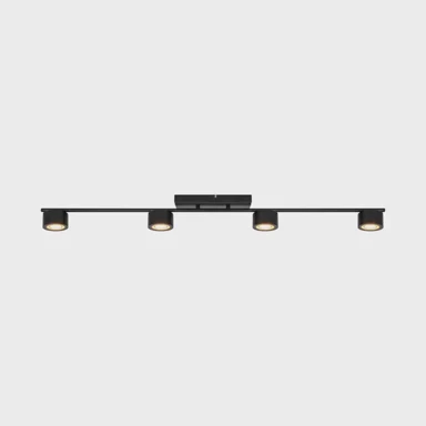 Reflektor, Clyde 4, LED, dimabilno, IP20, crna