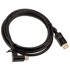 INLINE 8K (UHD-2) DisplayPort kabel, dolje savijen, crni, 2 m 17152U