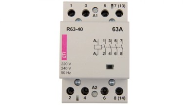 Modularni kontaktor 63A 230V AC 4Z 0R R 63-40