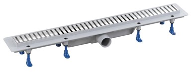 BRUCKNER Podni tuš kanal s inox rešetkom, 910 mm, DN50