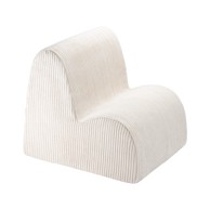 WIGIWAMA Krem dječja fotelja od samta Cloud