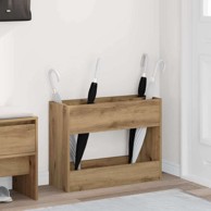 Stalak za kišobrane, s pohranom, 65 × 24 × 50 cm, umjetnički hrast