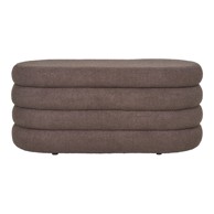 HOUSE NORDIC Smeđa klupa od bouclé tkanine Dartford