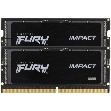 KINGSTON RAM memorija FURY Impact XMP, 32GB (2x16GB), DDR5 6000MHz CL38 SODIMM Kit