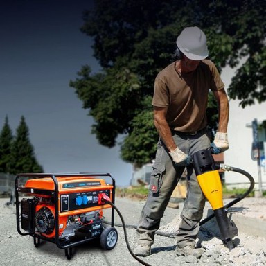 EXTRALINK Generator EGH-5500, hibridni, 5,5 kW, 3F