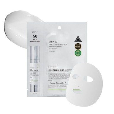 VT COSMETICS Maska za učvršćivanje vela Mild Reedle Shot 50 2-Step Mask 1,5 g + 25 g