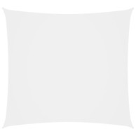 Jedro za zaštitu od sunca od tkanine četvrtasto 4 x 4 m bijelo