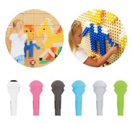 MASTERKIDZ Dječji set čavlića za ploču, 6 boja, 512 kom