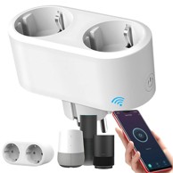 VERKGROUP Dvostruka pametna WiFi utičnica SMART LIFE, do 3120 W