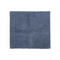 TISECO HOME STUDIO Plava pamučna prostirka za kupaonicu Luca, 60 x 60 cm