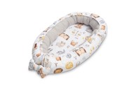 SENSILLO Gnijezdo za bebu, muslin, siva