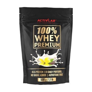 ACTIVLAB Whey proteini Premium, vanilija okus, 500 g