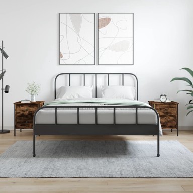 Noćni ormarići 2 kom boja hrasta 40x42x50 cm konstruirano drvo