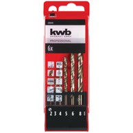 KWB Set svrdala za metal Cobalt 2–8 mm 6/1