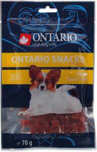 ONTARIO Dog poslastica 70 g, sušena pačetina