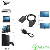 Adapter konverter HDMI na SCART + USB kabel za napajanje za DC 5V