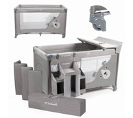 KIDWELL Blissy putni krevetić s dodacima za djecu, sivi medo