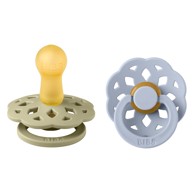 BIBS Duda varalica Boheme, kaučuk, zelena/plava (vel. 1)