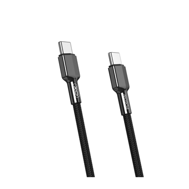 XO Kabel USB-C na USB-C NB183B 1 m 60W, crna