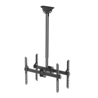 MY WALL Stropni nosač za dva TV-a HD 2-2 37''-70'', crni