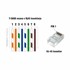 GEMBIRD RJ45 konektor CAT.6 FTP za puni kabel, pakiranje 50 kom