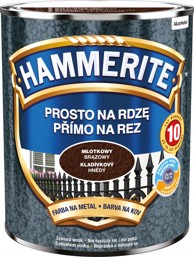 HAMMERITE Boja za metal Straight to Rust 0,7 L, smeđa s efektom čekića