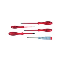 STANLEY Set izoliranih električarskih odvijača KK24 s ispitivačem napona, 1000 V, 4 kom.