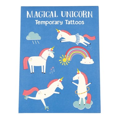 REX LONDON Set s 2 lista za privremene tetovaže Magical Unicorn