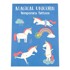 REX LONDON Set s 2 lista za privremene tetovaže Magical Unicorn